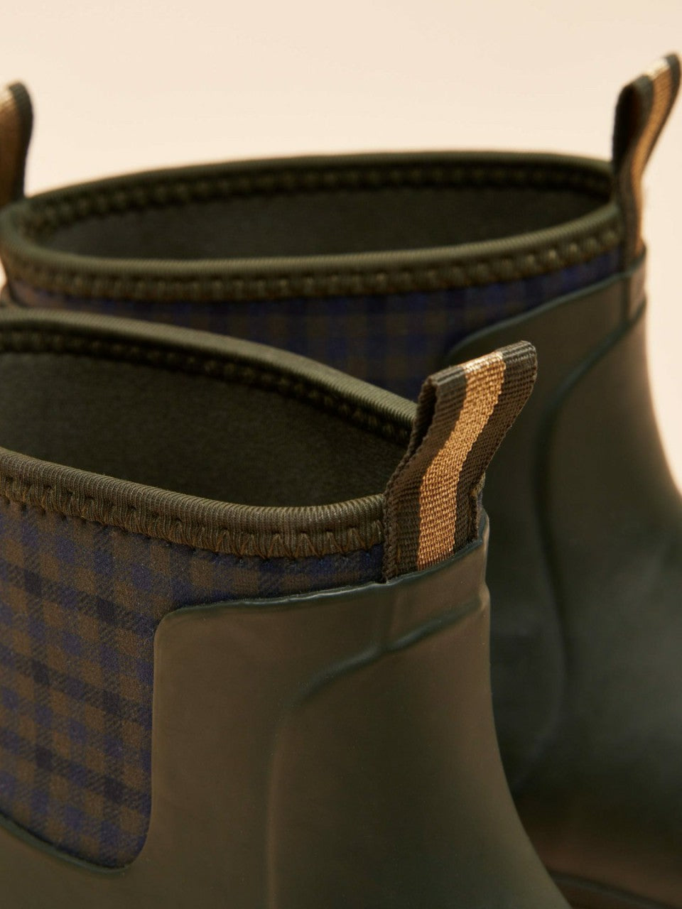 Foxton Green Neoprene Lined Ankle Wellies - Women