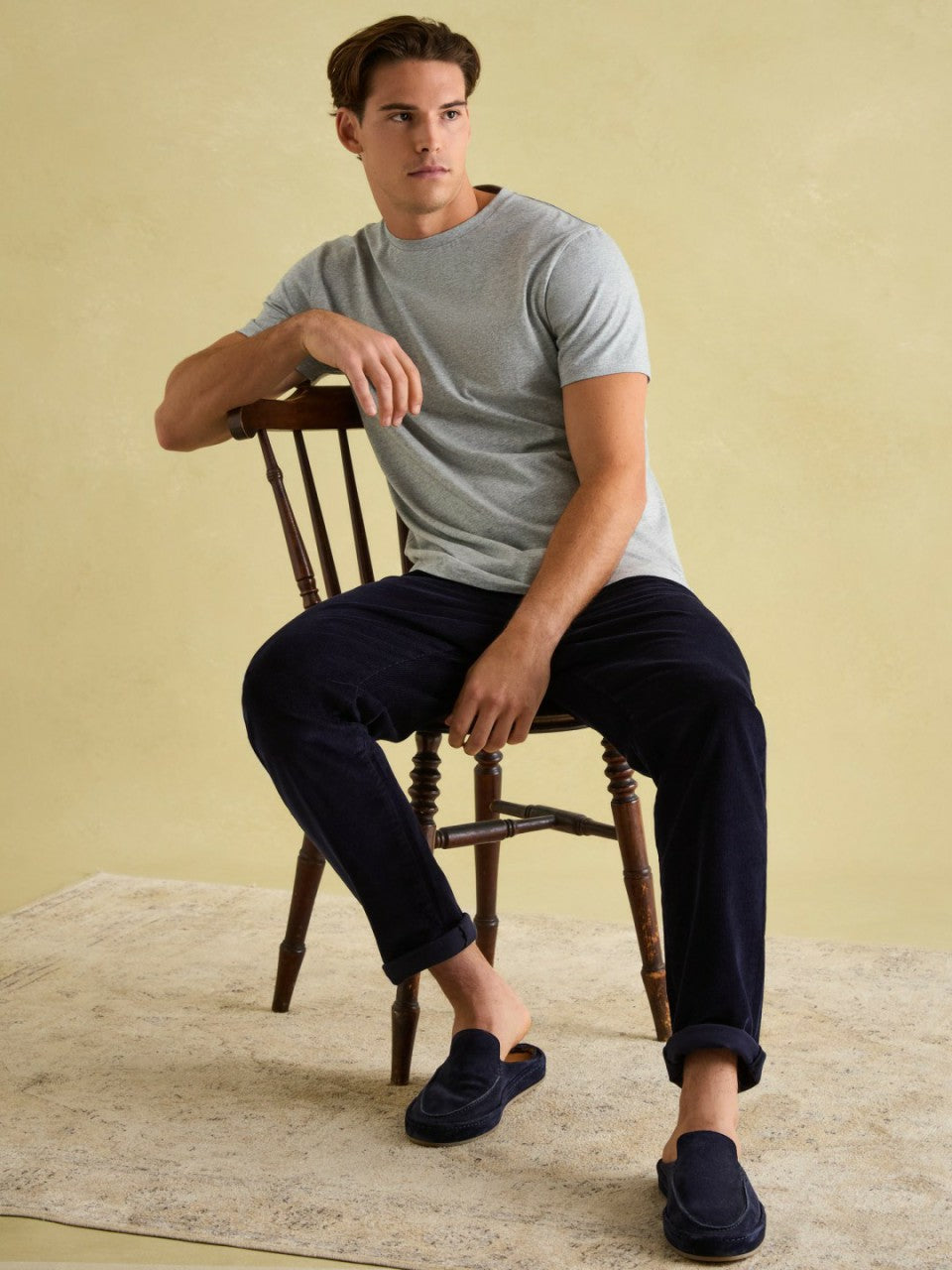 Everyday Grey Crew Neck T-Shirt - Men